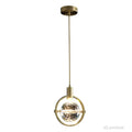 Modern Ring Crystal - Led Pendelleuchte Deckenlampe