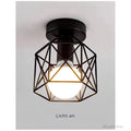 Moderne Nordische Schwarze Deckenleuchte Aus Schmiedeeisen Deckenlampe