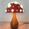 Mysticshroom - Zauberhafte Amanita Pilzlampe Tischlampe