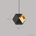 Nordic Modern Luxury Retro Pendelleuchte - Schwarzes Schmiedeeisen Deckenlampe