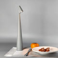 Nordische Minimalistische Led-Tischlampe | Kabellos Dimmbar Leselampe Esszimmerbeleuchtung Silber /