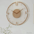Nordische Stille Wanduhr Aus Echtem Holz Wanduhr
