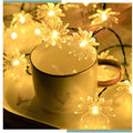 Peachparadise - Led Lichterkette Für Außen 5M / Chrysantheme Warm Außenleuchte Lichterkette