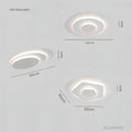 Quinn - Modern Nordisch Runde Led Deckenleuchte Weiß Deckenlampe