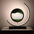 Sands Of Time Minimalistische Tischlampe – Bewegliches Sandkunstwerk