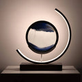 Sands Of Time Minimalistische Tischlampe – Bewegliches Sandkunstwerk