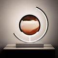 Sands Of Time Minimalistische Tischlampe – Bewegliches Sandkunstwerk