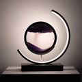Sands Of Time Minimalistische Tischlampe – Bewegliches Sandkunstwerk