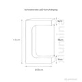 Schwebendes Led-Schuhdisplay - Minimalistische Tischlampe