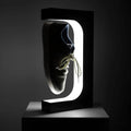 Schwebendes Led-Schuhdisplay - Minimalistische Tischlampe