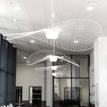 Shadowsleek Pendelleuchte - Elegante Schwarze Hut-Design Deckenlampe