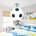 Simplesphere - Deckenleuchte Fußball Schwarz Deckenlampe