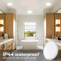 slochi Deckenlampe LED Deckenleuchte Flach 3Farben - 3000K/4000K/6500K IP44 Wasserfest Rund Badlampe Decke 15W 1500LM