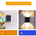 Solarbetriebene Außen-Terrassen-Wandleuchte Außenwandleuchte