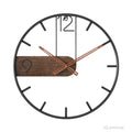 Stahl-Walnuss Wanduhr Wanduhr