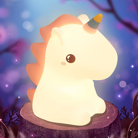 Squishy LED Nachtlicht - Einhorn Wolke