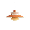 Vividglo - Mehrfarbige Led-Deckenlampe Orange / 30Cm Deckenlampe